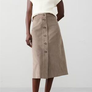 NWT | Banana Republic Factory Corduroy Midi Skirt |